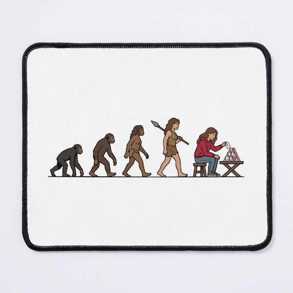 Item preview, Evolution of the Fun Card Player - Homo Sapiens designed and sold by Rocamisetas.
