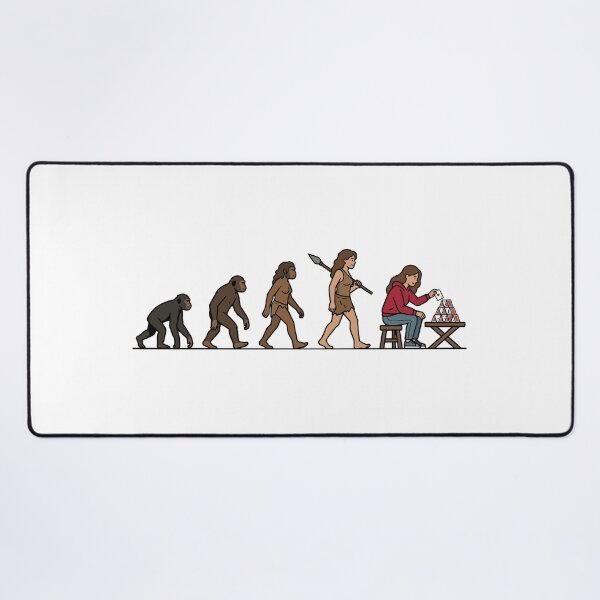 Item preview, Evolution of the Fun Card Player - Homo Sapiens designed and sold by Rocamisetas.