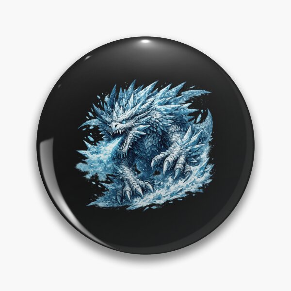 Item preview, Frozen Crystal Dragon designed and sold by EleanoreDErin.