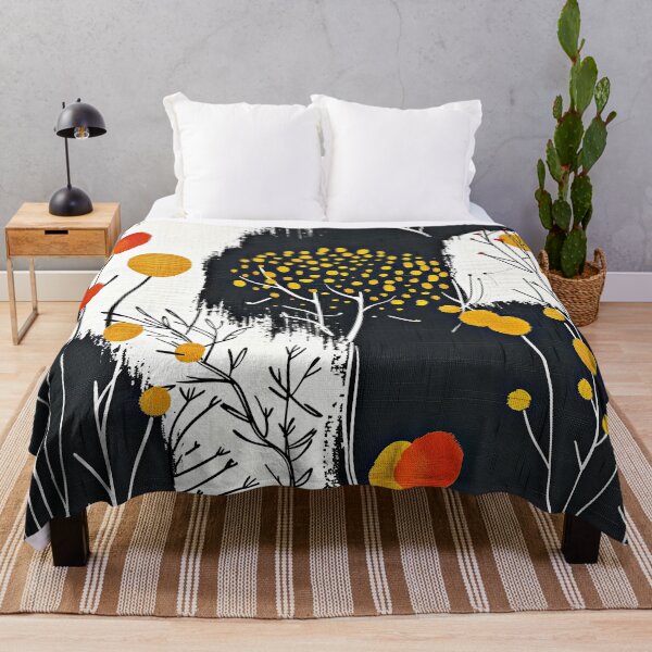 Item preview, Asian-Inspired Forest Woodland Trees Abstract Design Art designed and sold by DEC02.