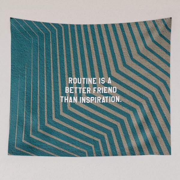Item preview, Routine Is A Better Friend designed and sold by Emilyromrell.