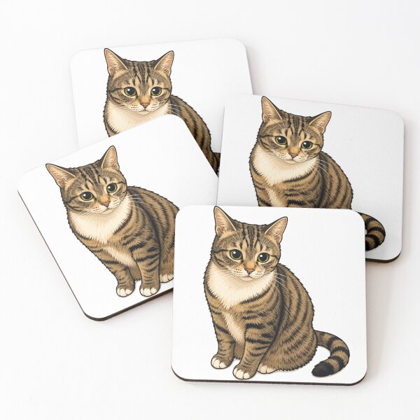 Item preview, Kai - The Tabby Cat designed and sold by Nene Bird Designs.