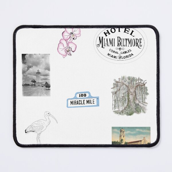 Item preview, Coral Gables Miami Florida Sticker Set designed and sold by Archived by Vic.