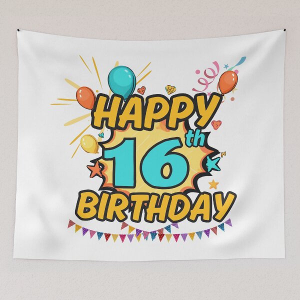 Item preview, Happy 16th Birthday Sweet Design designed and sold by variant designer.