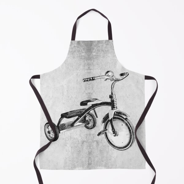 Item preview, Vintage Chrome Tricycle Dark Nostalgia Abandoned Childhood Art designed and sold by Ghoul Enterprises.
