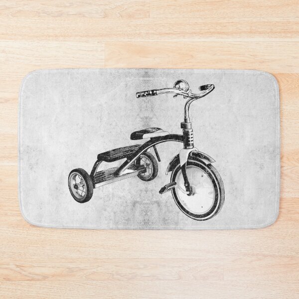 Item preview, Vintage Chrome Tricycle Dark Nostalgia Abandoned Childhood Art designed and sold by Ghoul Enterprises.