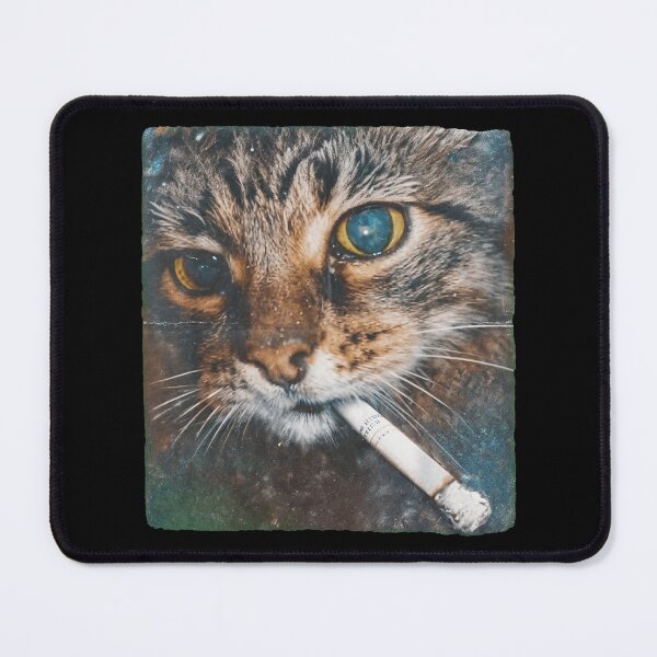 Item preview, Vintage 90s Grunge Edgy Cat Meme Retro Portrait designed and sold by Vermanartist.