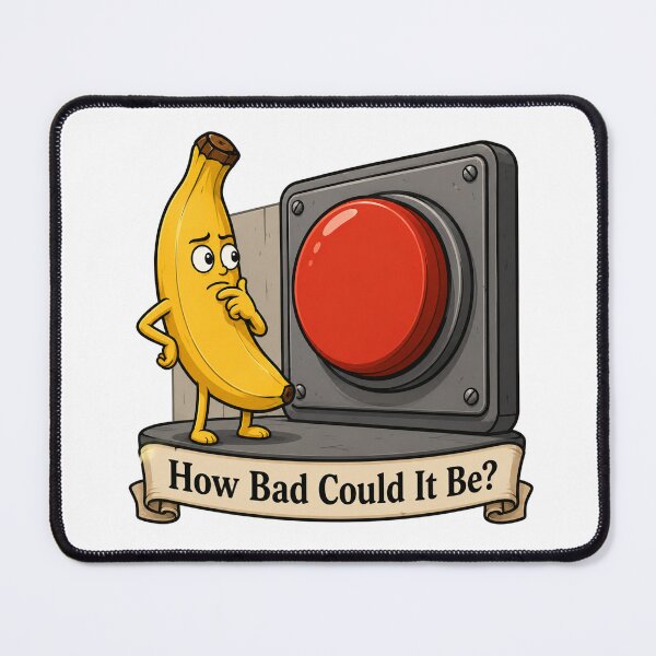 Item preview, How Bad Could It Be Funny Decision Humor Design designed and sold by MonkiFlipp.