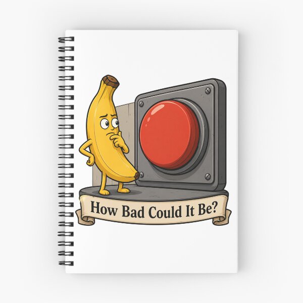Item preview, How Bad Could It Be Funny Decision Humor Design designed and sold by MonkiFlipp.