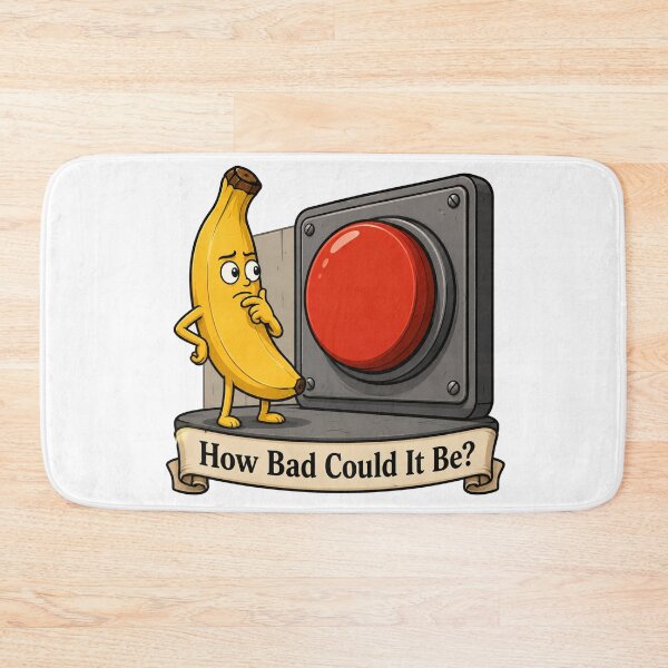 Item preview, How Bad Could It Be Funny Decision Humor Design designed and sold by MonkiFlipp.