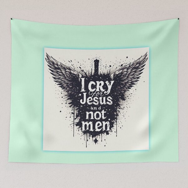 Item preview, I cry on Jesus and not men designed and sold by Jsw-speedartja.