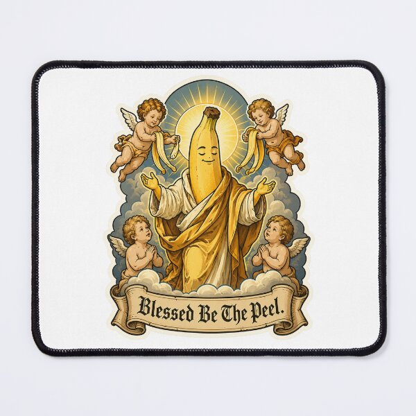 Item preview, Blessed Be The Peel Funny Banana Parody Design designed and sold by MonkiFlipp.