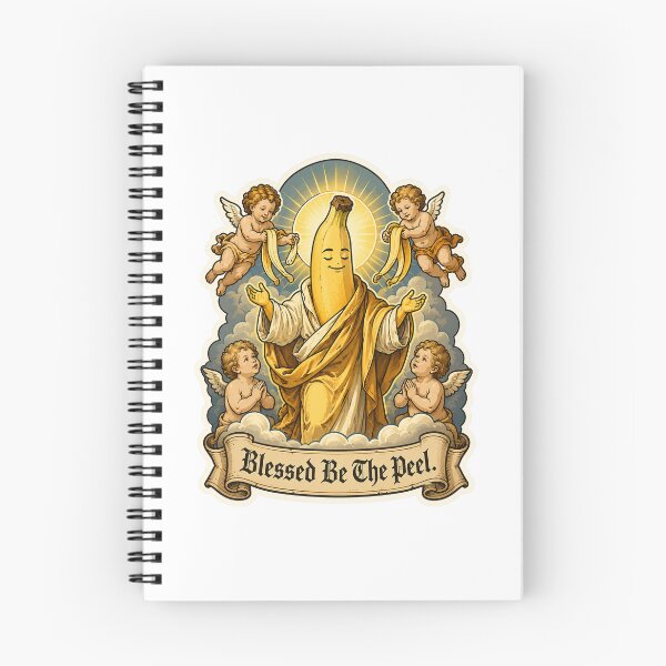 Item preview, Blessed Be The Peel Funny Banana Parody Design designed and sold by MonkiFlipp.