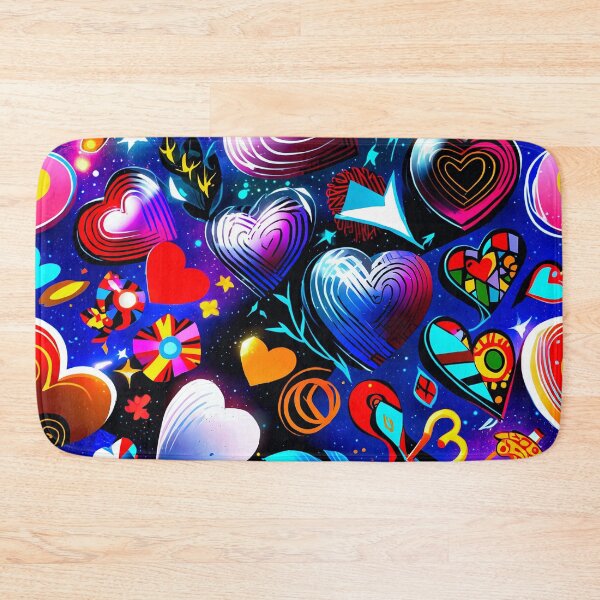 Item preview, Colorful Galaxy Hearts Pattern – Vibrant Abstract Love Art Design designed and sold by IMuDesigner.