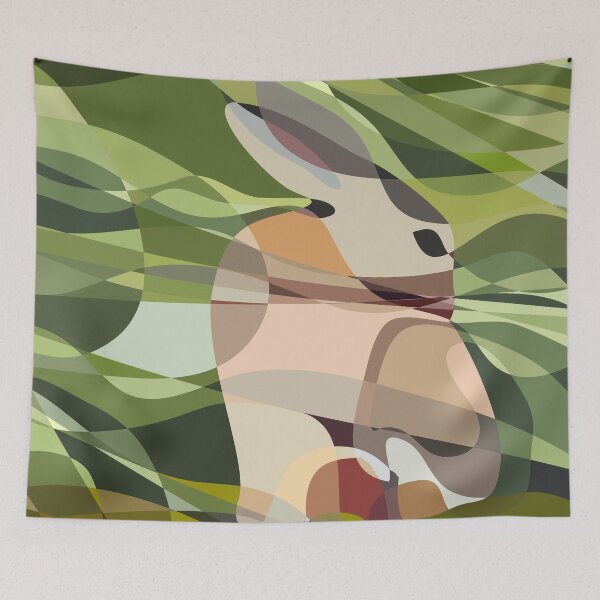 Item preview, Hidden Rabbit on the Grass designed and sold by my little corner.