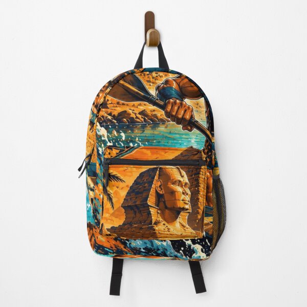 Item preview, Egypt Kayaking Ancient Ruins designed and sold by BastetNileArt.