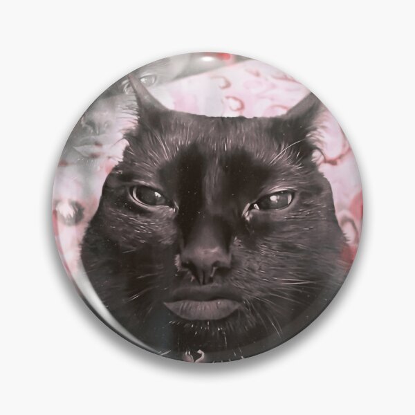 Item preview, Funny Cursed Black Cat I'm Gonna Sniff You 90s Bootleg Meme designed and sold by Vermanartist.