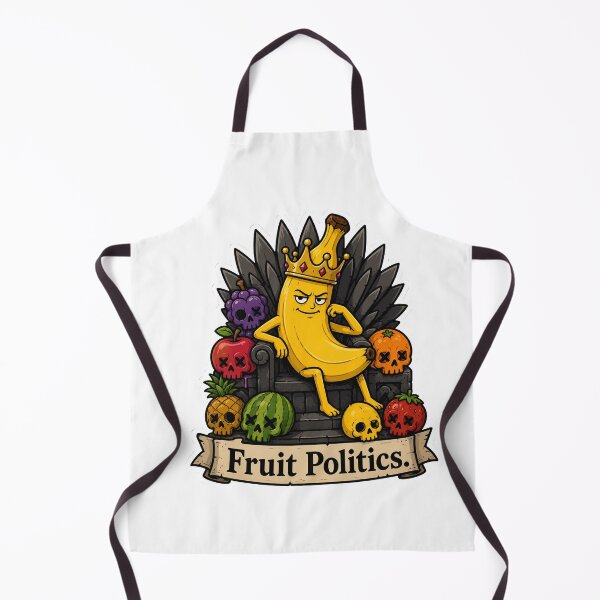 Item preview, Fruit Politics Funny Banana Throne Humor Design designed and sold by MonkiFlipp.