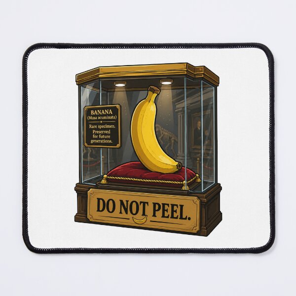 Item preview, Do Not Peel Funny Banana Museum Parody Design designed and sold by MonkiFlipp.