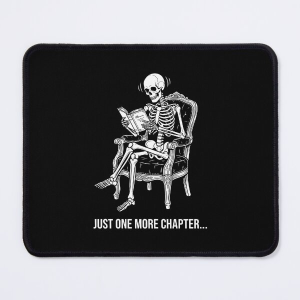 Item preview, Just One More Chapter Skeleton Reading Book designed and sold by SplashTastic.