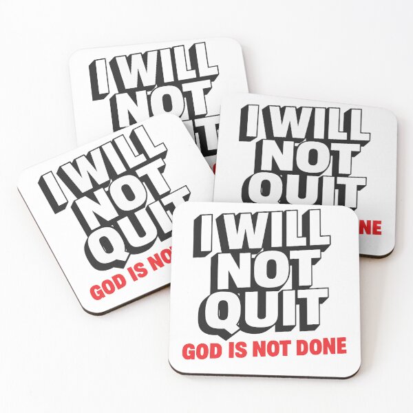Item preview, I will Not Quit designed and sold by Divine-Living.