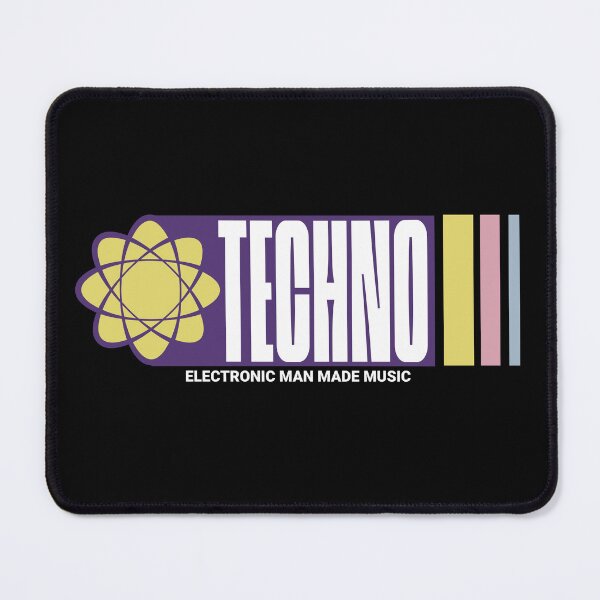 Item preview, TECHNO - Atomic Techno (White)  designed and sold by Discothreadz.