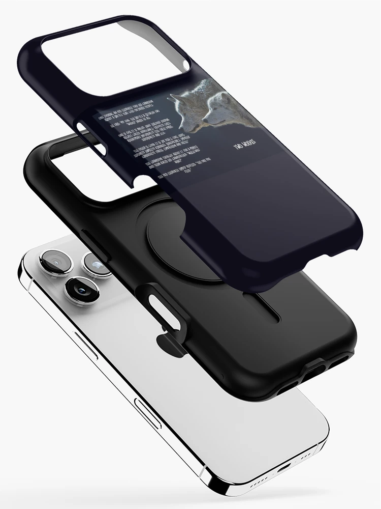 Thumbnail 2 of 4, iPhone Case, Two Wolves designed and sold by Emilyromrell.