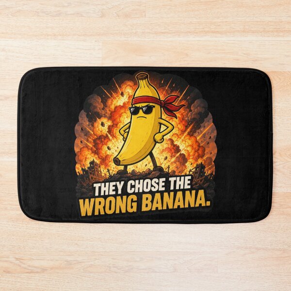 Item preview, They Chose The Wrong Banana Funny Badass Banana Design designed and sold by MonkiFlipp.