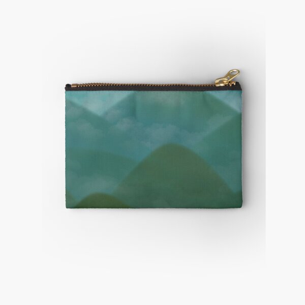 Item preview, Mountains and Fog | Serene Green Nature Art designed and sold by MissSairung.