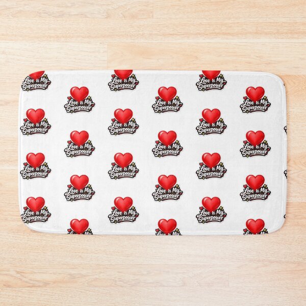 Item preview, Love Is My Superpower Heart Sticker PNG | Cute Romantic Quote Design designed and sold by Ishratparween11.