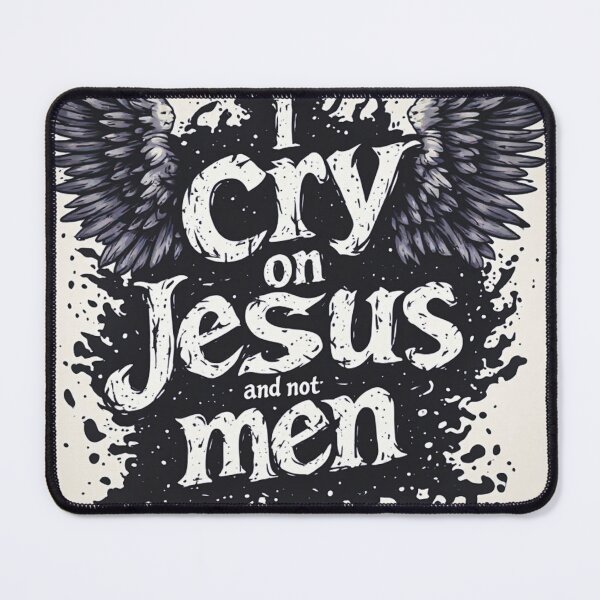 Item preview, I cry on Jesus and not men designed and sold by Jsw-speedartja.