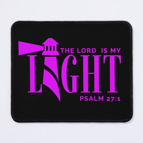 Item preview, The Lord Is My Light -Psalm 27:1 - Christian Faith - Purple Design designed and sold by MoriaStore.