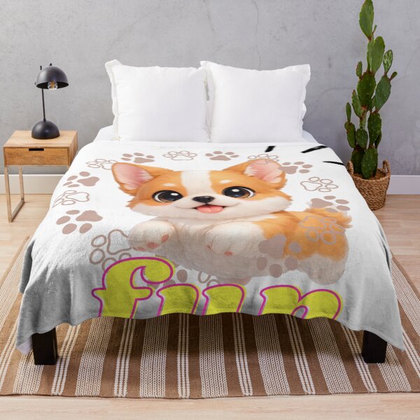 Item preview, Cute Corgi Puppy Dog Fun Illustration designed and sold by Soluna Studio.