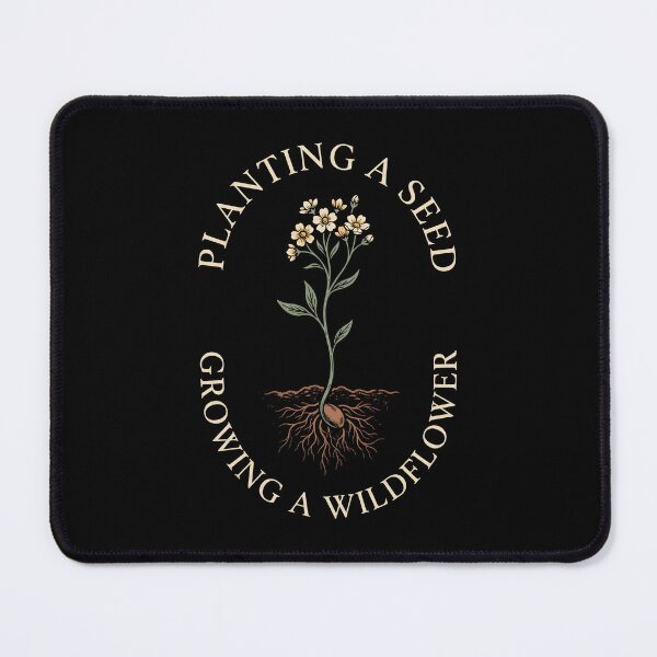Item preview, Planting a Seed Growing a Wildflower Botanical designed and sold by SplashTastic.