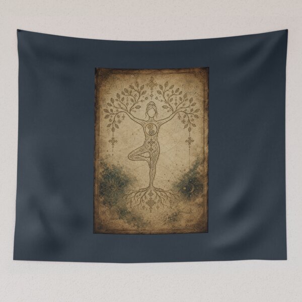 Item preview, Tree of Balance - Archive Plate No. 6 designed and sold by InnerwayStudio.