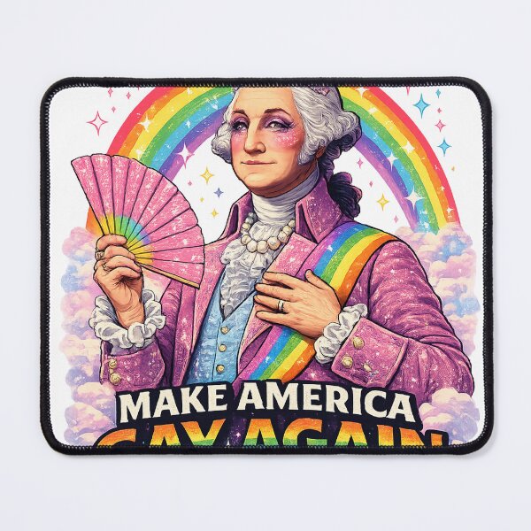 Item preview, Make America Gay Again, Funny Pride T Shirt, Rainbow Washington, LGBTQ Retro Graphic Tee designed and sold by ToastDesign.