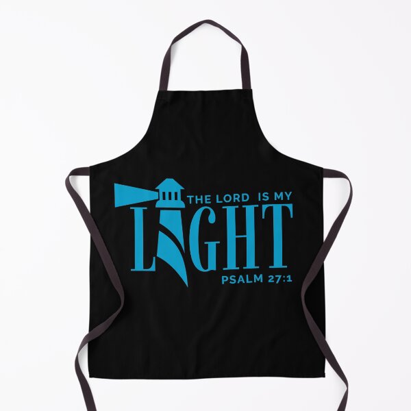 Item preview, The Lord Is My Light -Psalm 27:1 - Christian Faith - Sky Blue Design designed and sold by MoriaStore.