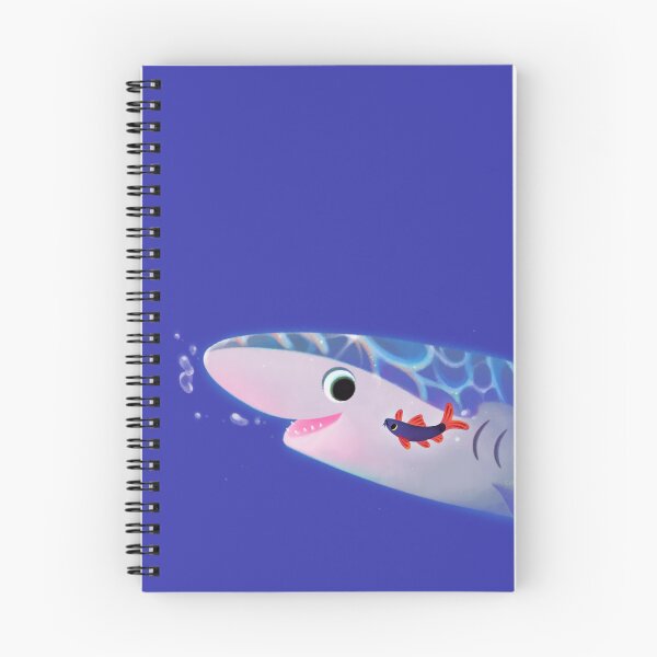 Item preview, Rainbow shark meets blue shark / blunt-nosed Sixgill shark designed and sold by pikaole.