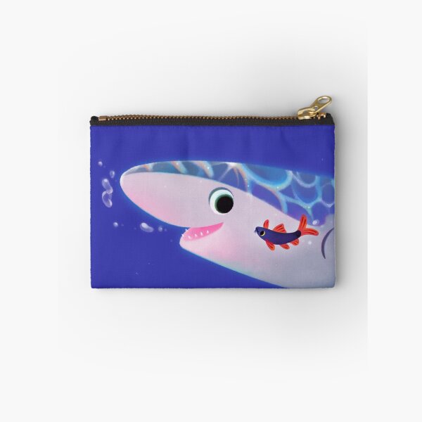 Item preview, Rainbow shark meets blue shark / blunt-nosed Sixgill shark designed and sold by pikaole.