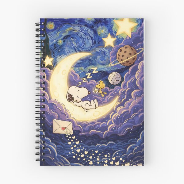 Item preview, Sweet Dreams Snoopy Whimsical Magical Starry Night designed and sold by N0WUC1.