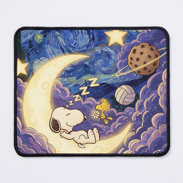 Item preview, Sweet Dreams Snoopy Whimsical Magical Starry Night designed and sold by N0WUC1.