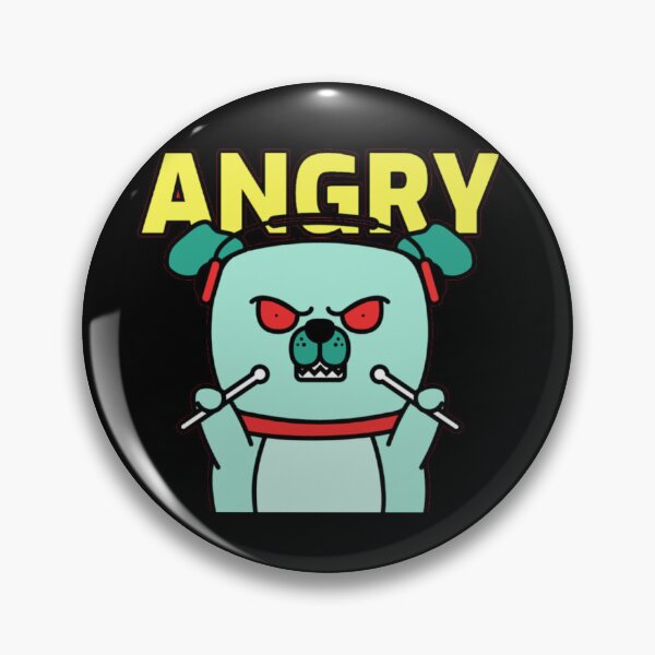 Item preview, Angry Dog Drummer Punk Rock Mascot designed and sold by GenZFashion000.