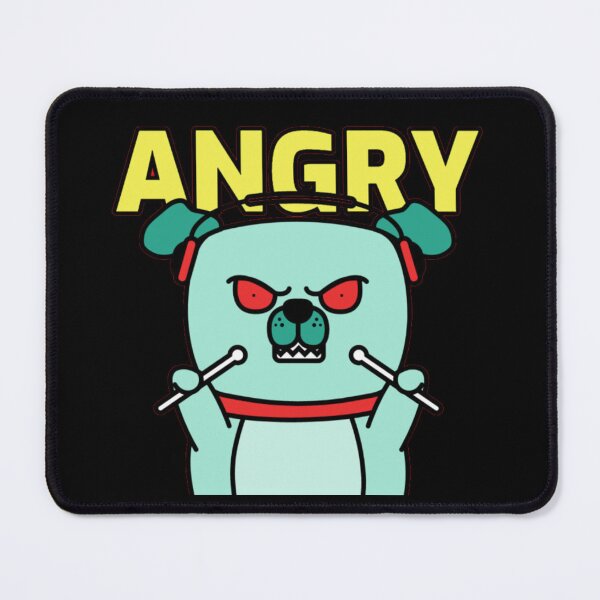Item preview, Angry Dog Drummer Punk Rock Mascot designed and sold by GenZFashion000.
