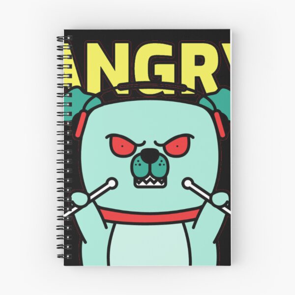 Item preview, Angry Dog Drummer Punk Rock Mascot designed and sold by GenZFashion000.