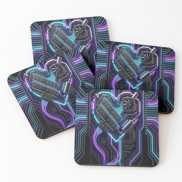 Item preview, Gamer Core Cyberpunk Circuit Design  designed and sold by GG-Graphics.