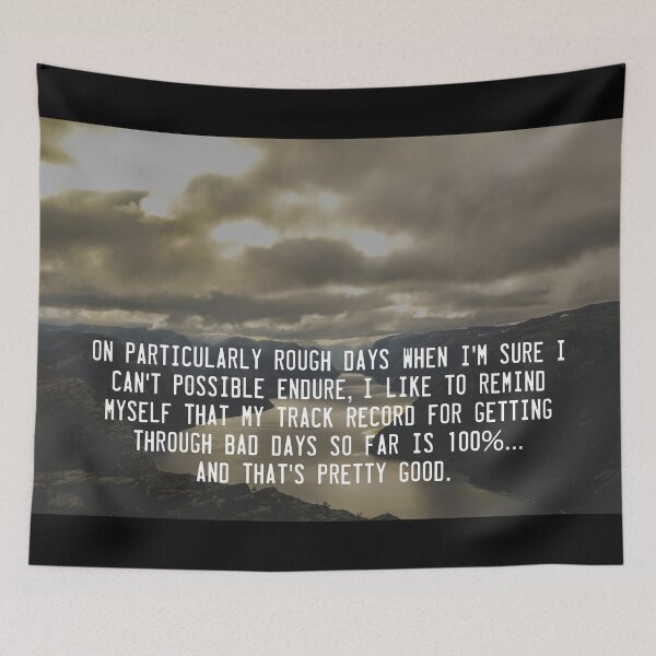 Item preview, 100% of Rough Days designed and sold by Emilyromrell.