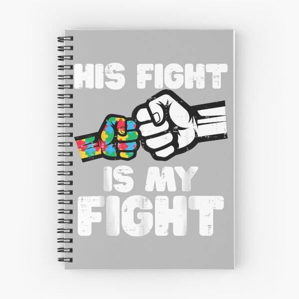 Item preview, Autism His Fight is My Fight ASD Awareness Dad Mom Men Women designed and sold by KathieFaugh.