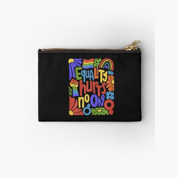 Item preview, Gay Pride Equality Hurts No One Rainbow LGBTQ Retro Groovy designed and sold by FrankIsabel.