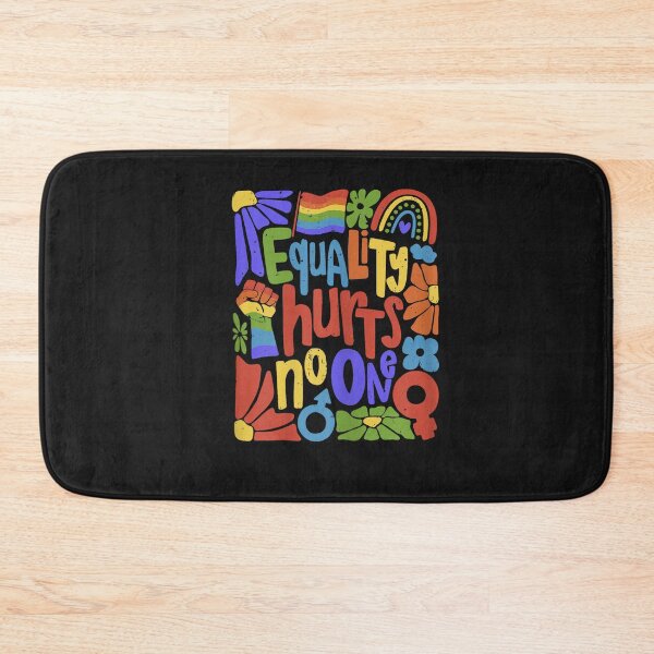Item preview, Gay Pride Equality Hurts No One Rainbow LGBTQ Retro Groovy designed and sold by FrankIsabel.