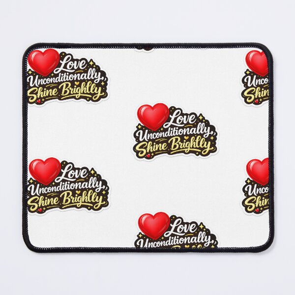 Item preview, Love Unconditionally Shine Brightly Sticker PNG | Inspirational Heart Quote designed and sold by Ishratparween11.